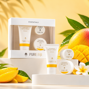 Pure Fiji Essentials Gift Pack Mango | Hand Cream, Body Butter & Lip Balm Xmas Pack