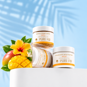 Pure Fiji Mango Mini Christmas Gift Set | Sugar Rub & Body Butter