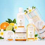Pure Fiji Glow Spa Box Citrus & Mokosoi Christmas Gift Set | 4 Piece Body Care Kit