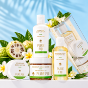 Pure Fiji Glow Spa Box Noni Christmas Gift Set | 4 Piece Body Care Kit