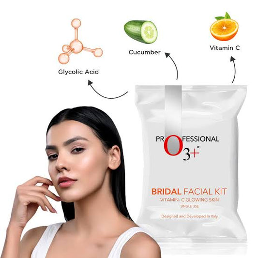 O3+ Bridal Facial Kit Vitamin C Glowing Skin (136gm)