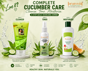Cucumber Daily Skincare Combo – Cleanser, Toner & Moisturiser