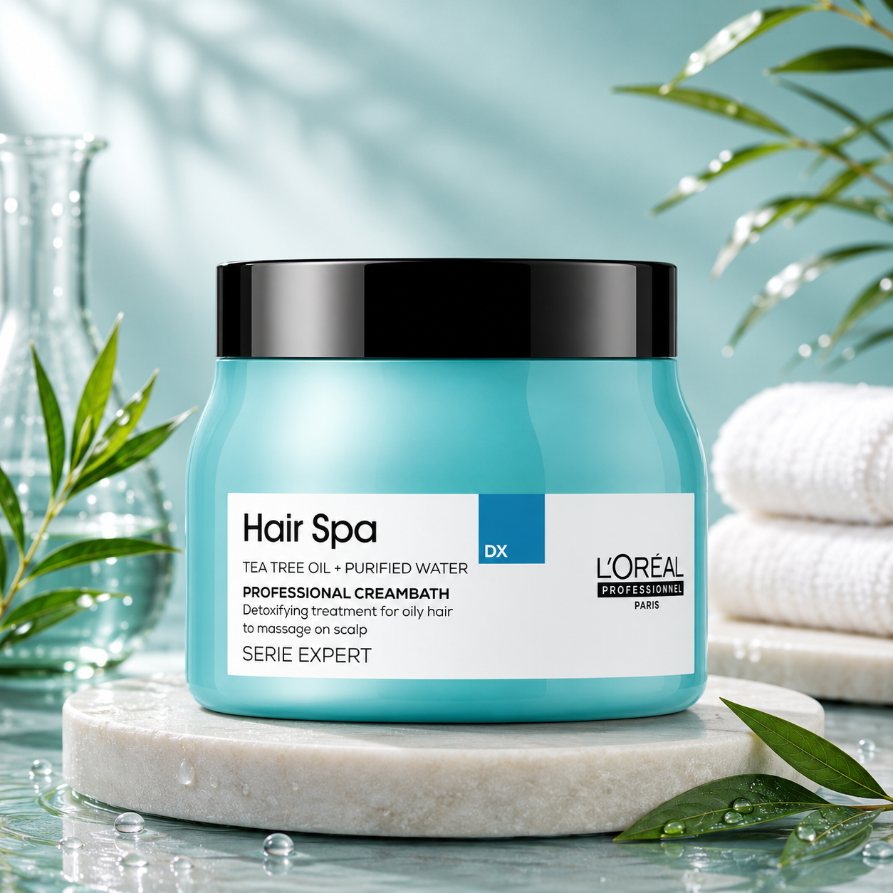L'Oréal Deep Repairing Hair Spa  Creambath Detox Oily Hair - 490g