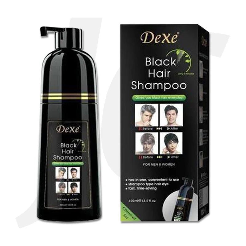 Dexe Hair Color Shampoo Black Two In One 400ml