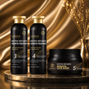 LUXSILK Keratin Botox Infused Shampoo, Conditioner & Hair Mask Set 200ml x 3