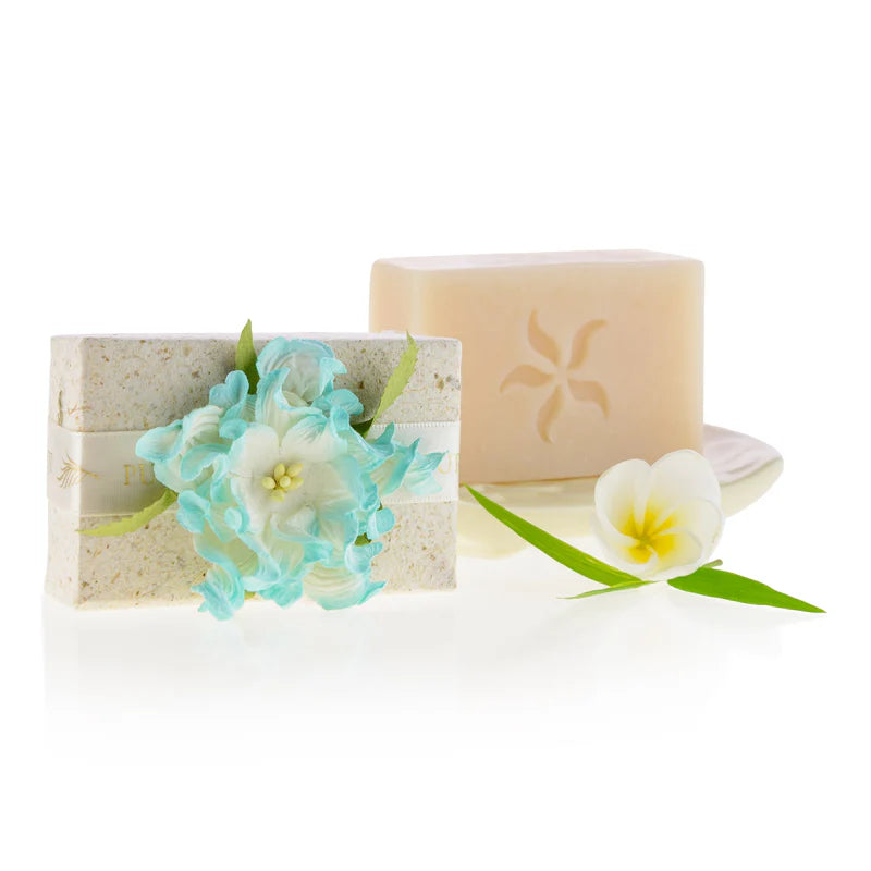 Pure Fiji HANDMADE PAPER SOAP (3.5OZ/100G) White GingerLily