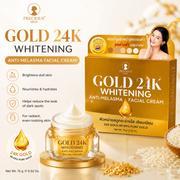 Precious Skin Gold 24K Whitening Anti Melasma Facial Cream 15g | 24K Gold Brightening Cream