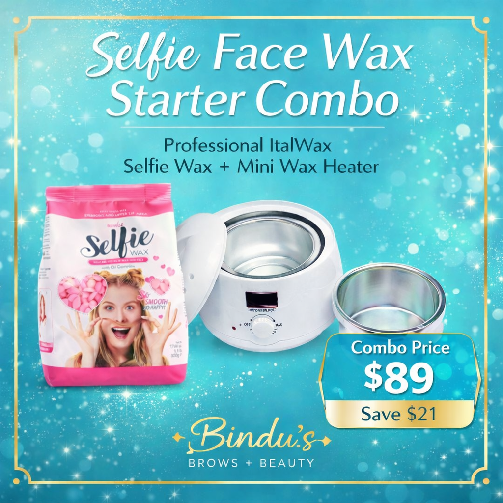 Selfie Face Wax Starter Combo | 500ml Digital Wax Heater + Film Wax NZ