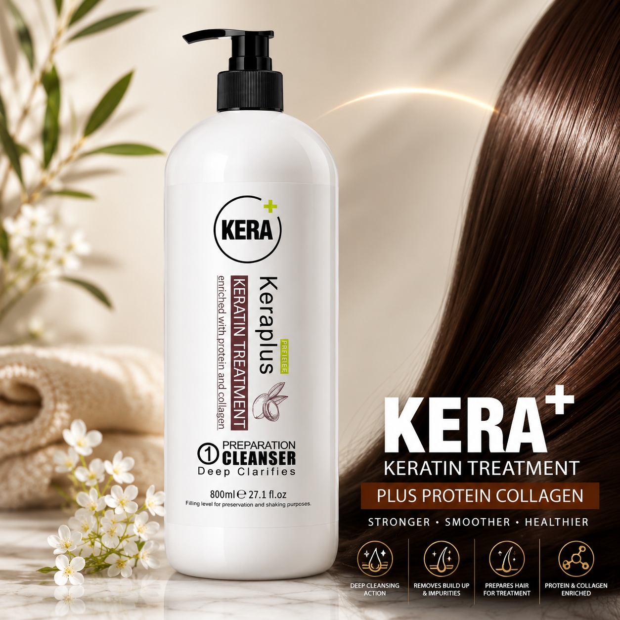 Keraplus Clarifying Shampoo 800mls