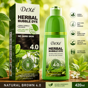 DeXe Herbal Bubble Hair Dye 4.0, Dark Brown, 420ml