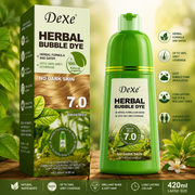 DeXe Herbal Bubble Hair Dye 7.0, Natural Blonde, 420ml