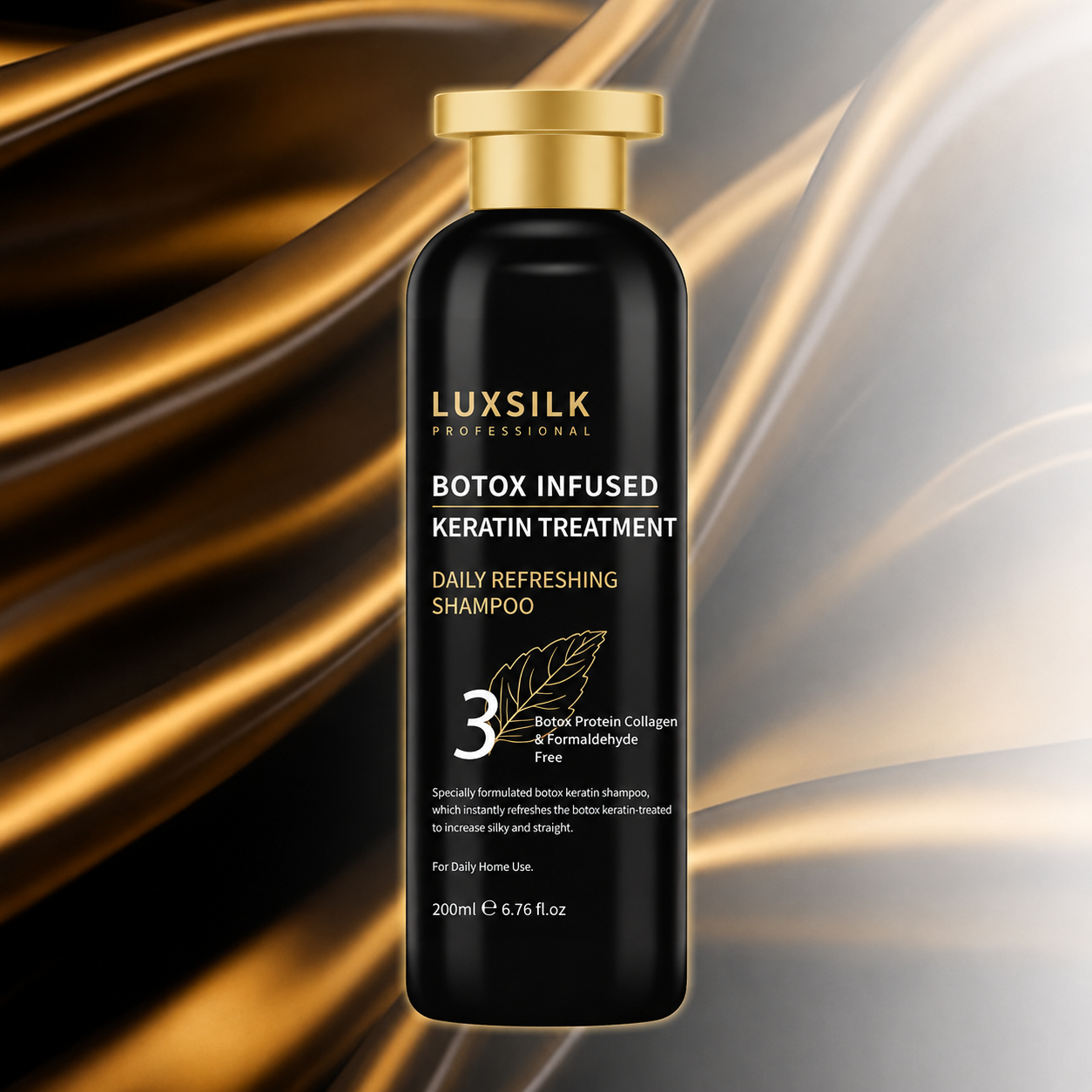 Luxsilk Botox Keratin Shampoo 200ml | Sulphate Safe Daily Hair Care NZ