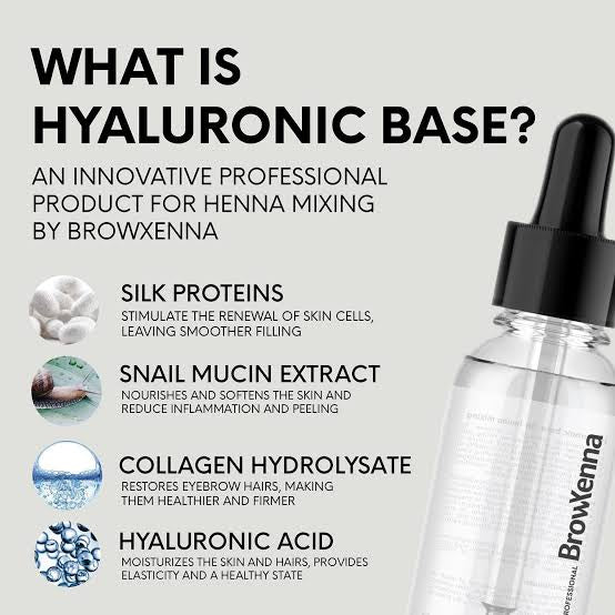BROWXENNA HYALURONIC BASE FOR HENNA MIXING 30ML