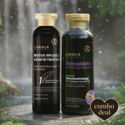 Luxsilk Professional Nanoplasty + Botox Infused Keratin Treatment Combo