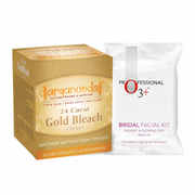 ARYANVEDA 24 Carat Gold Bleach + O3+ Bridal Facial Kit Combo
