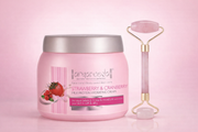 Strawberry & Cranberry Hydration Cream + Jade Roller Combo