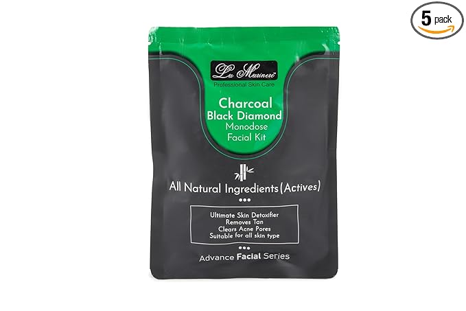 Lamarinere Black Diamond Charcoal Monodose Facial Kit 45gms
