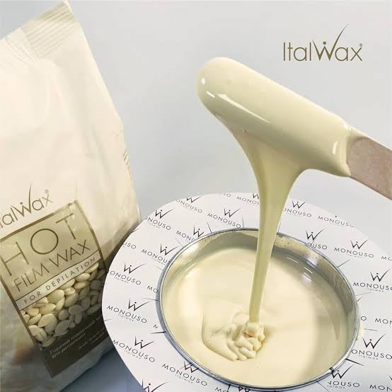 ITALWAX - HARD WAX WHITE CREAMY CHOCOLATE - 1KG Bag ( 6Kgs)