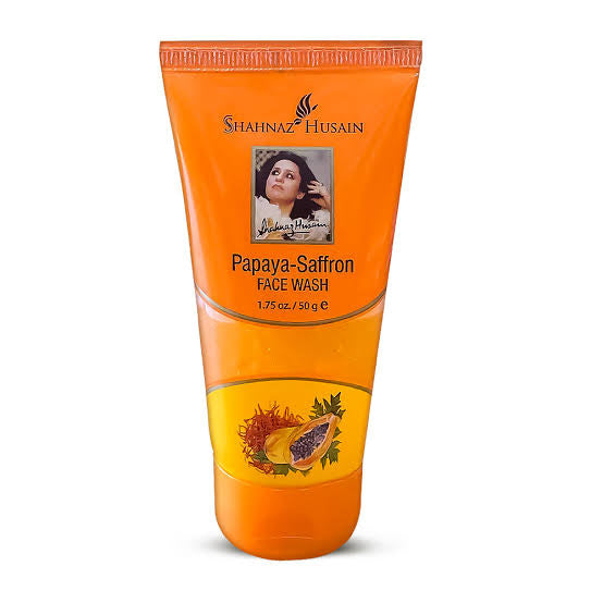 Shahnaz Husain Papaya Saffron Brightening Face Wash 50ml