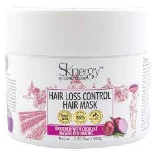 Red onion hair loss control mask