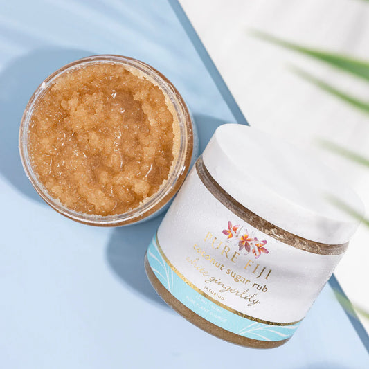 Pure Fiji Sugar Rub 300ml White Gingerlily
