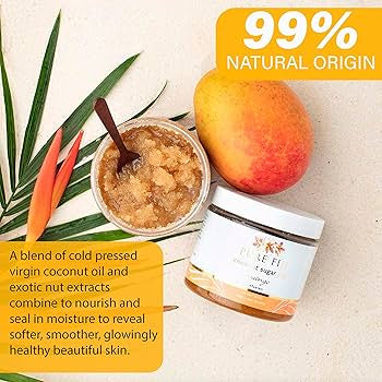 Pure Fiji Sugar Rub 300ml Mango