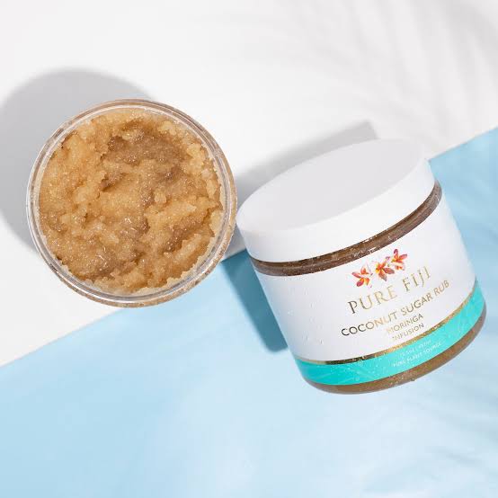 Pure Fiji Sugar Rub 300ml Moringa