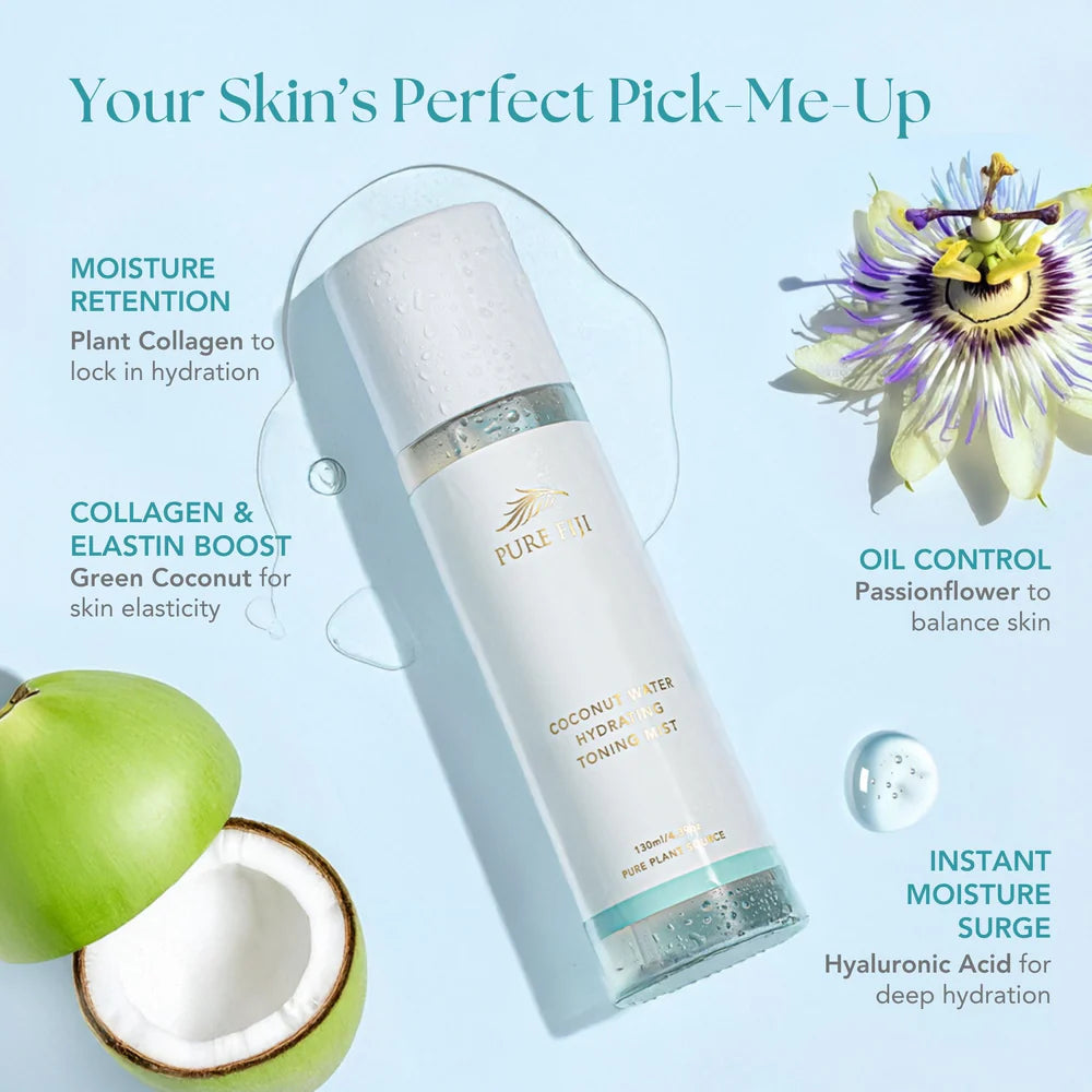 Pure Fiji Coconut Hydrating Toning Mist - 130ml