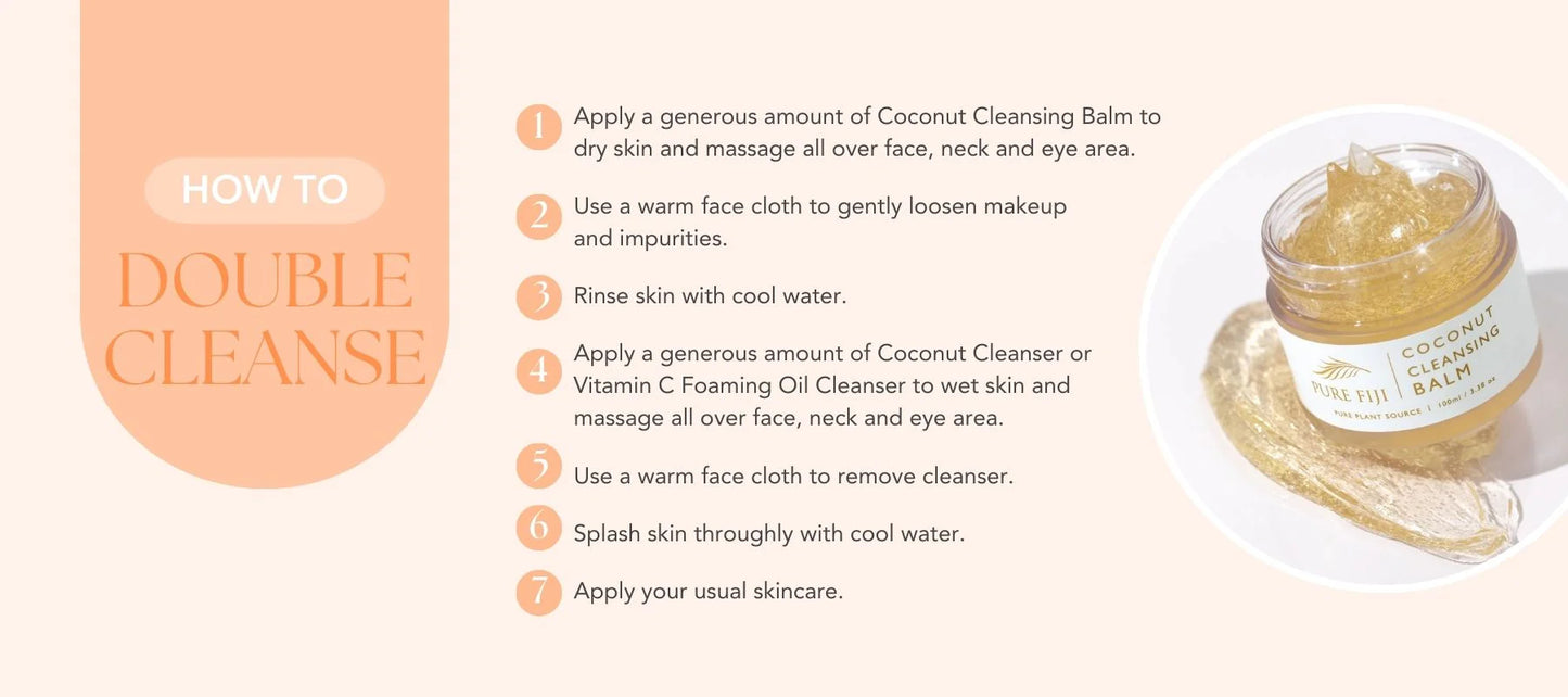 Pure Fiji Cleansing Balm Coconut - 100ml