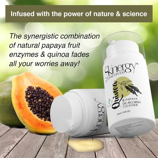 Skin Energy Quinoa & Papaya De-Blemish Cleanser 50 mls