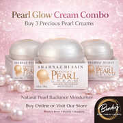 Shahnaz Husain Precious Pearl Cream Combo (3 x 40g) | Natural Pearl Glow Moisturiser