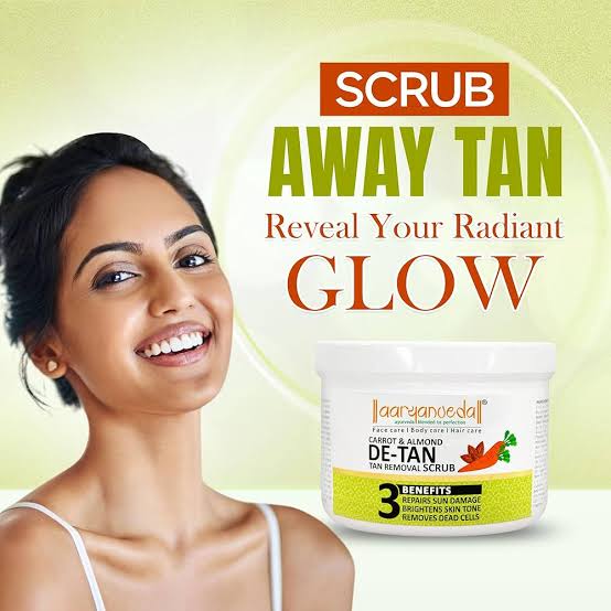 Aryanveda De -Tan Scrub - 200g