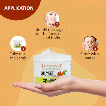 Aryanveda De -Tan Scrub - 200g