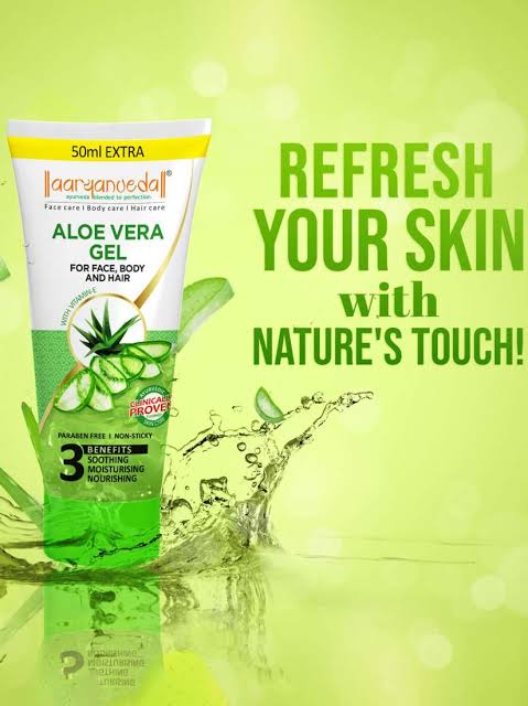 Aryanveda Aloe Vera Gel for Face, Body and Hair - 150g