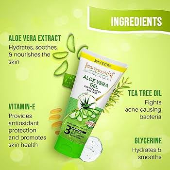 Aryanveda Aloe Vera Gel for Face, Body and Hair - 150g