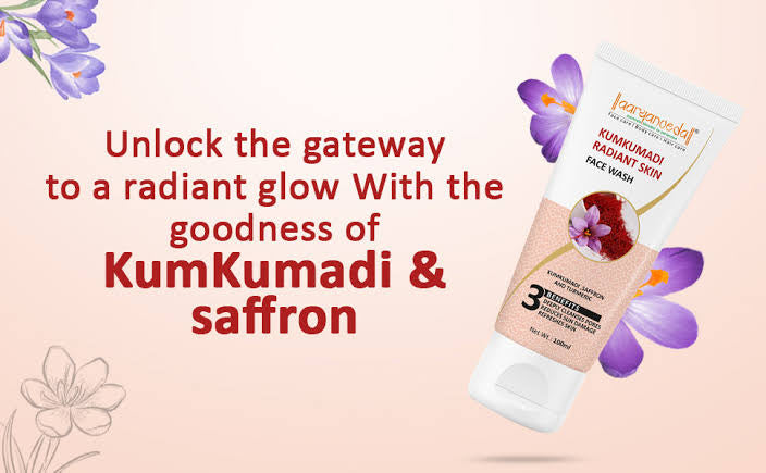 Aryanveda Kumkumadi Face Wash - 100ml Skin Brightening