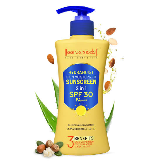 HydraMoist Skin Moisturizer Sunscreen 2 In 1 SPF 30 PA+++ - 200 Ml