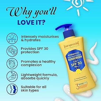 HydraMoist Skin Moisturizer Sunscreen 2 In 1 SPF 30 PA+++ - 200 Ml
