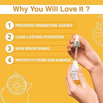 Aryanveda Glowelle Vitamin C 20% Brightening Serum with Gold Particles - 30ml