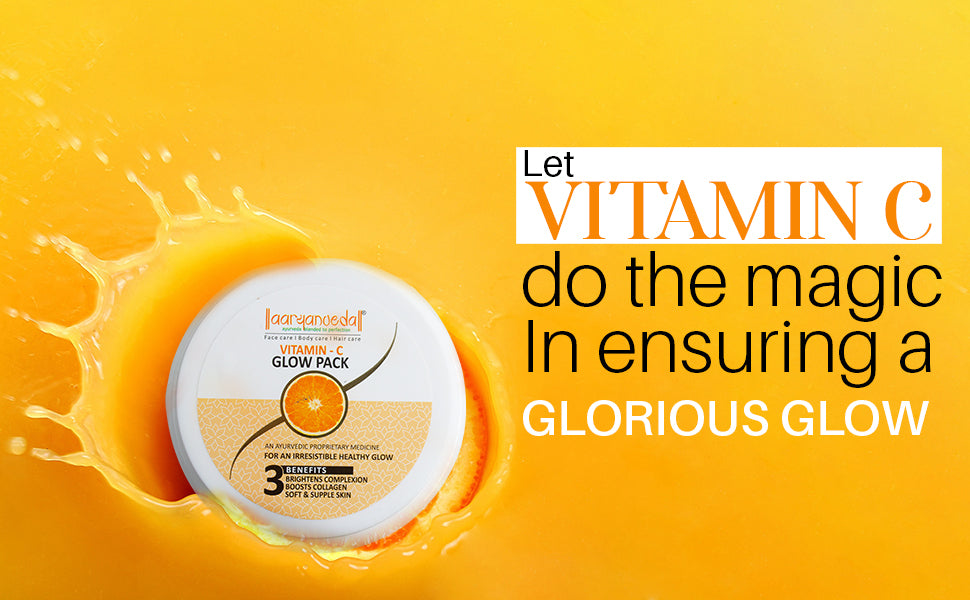 Aryanveda Vitamin C Glow Gel Face Mask - 100g