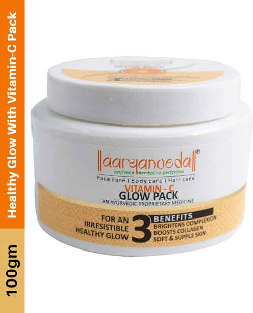 Aryanveda Vitamin C Glow Gel Face Mask - 100g