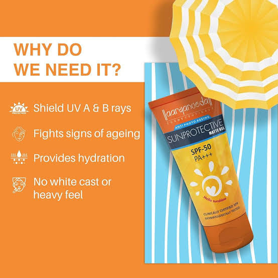 Aryanveda Sun Protective Matte Gel SPF 50 - 60ml