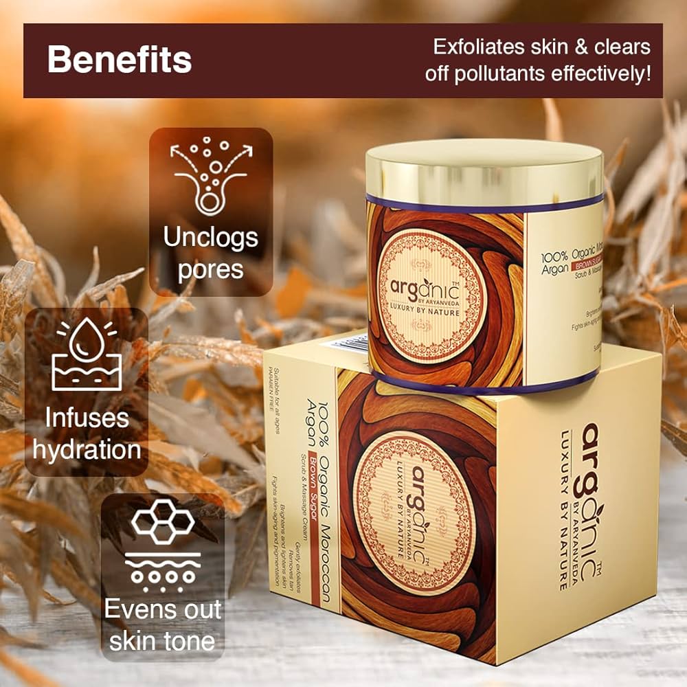 Aryanveda Brown Sugar Scrub - 100g