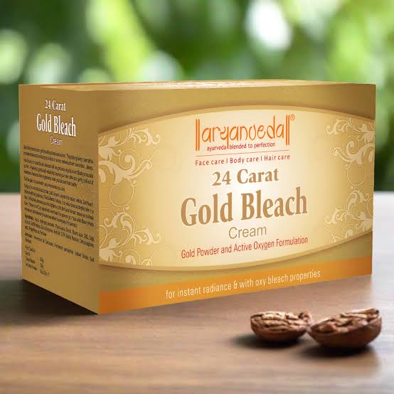 Aryanveda 24 Carat Gold Bleach Cream (43gm)