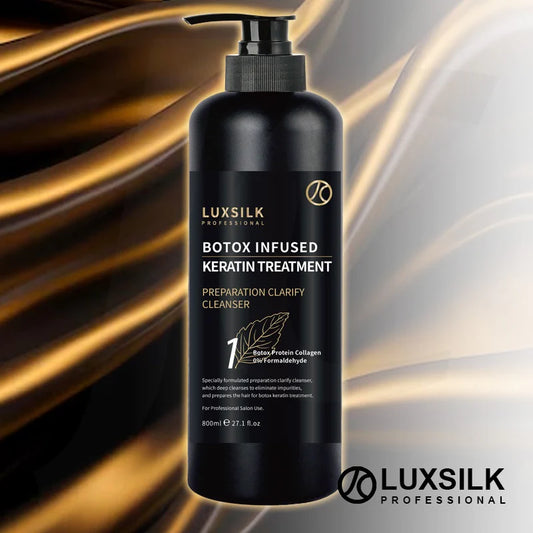 LUXSILK Keratin Botox Infused No.1 Preparation Clarify Cleanser 800ml