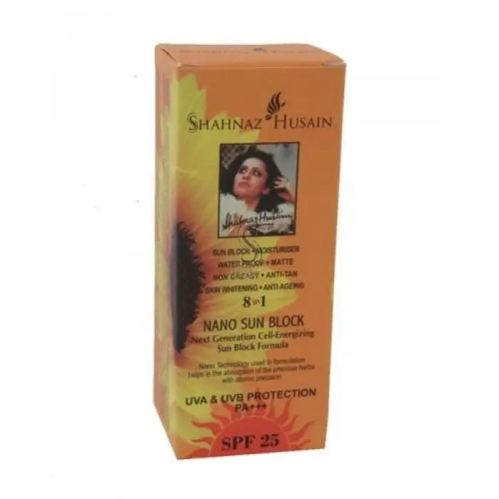 Shahnaz Husain Nano Sun Block SPF 25 - 80g