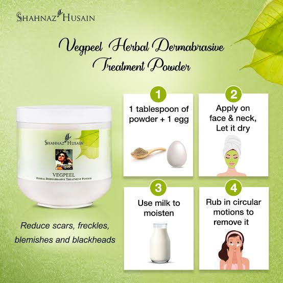 Shahnaz Husain Veg Peel Dermabrasive Treatment Powder (350gm)