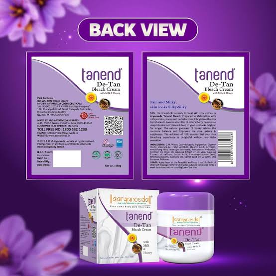 Aryanveda Anti-Tan Bleach - 450g ( Natural Bleach)
