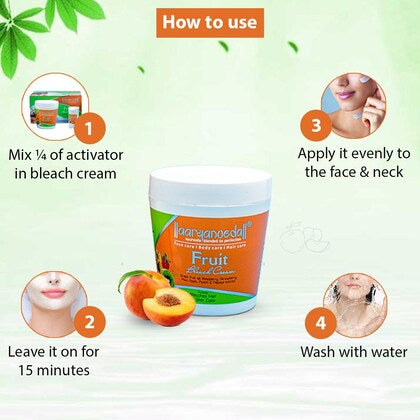 Aryanveda Fruit Bleach Cream - 43g