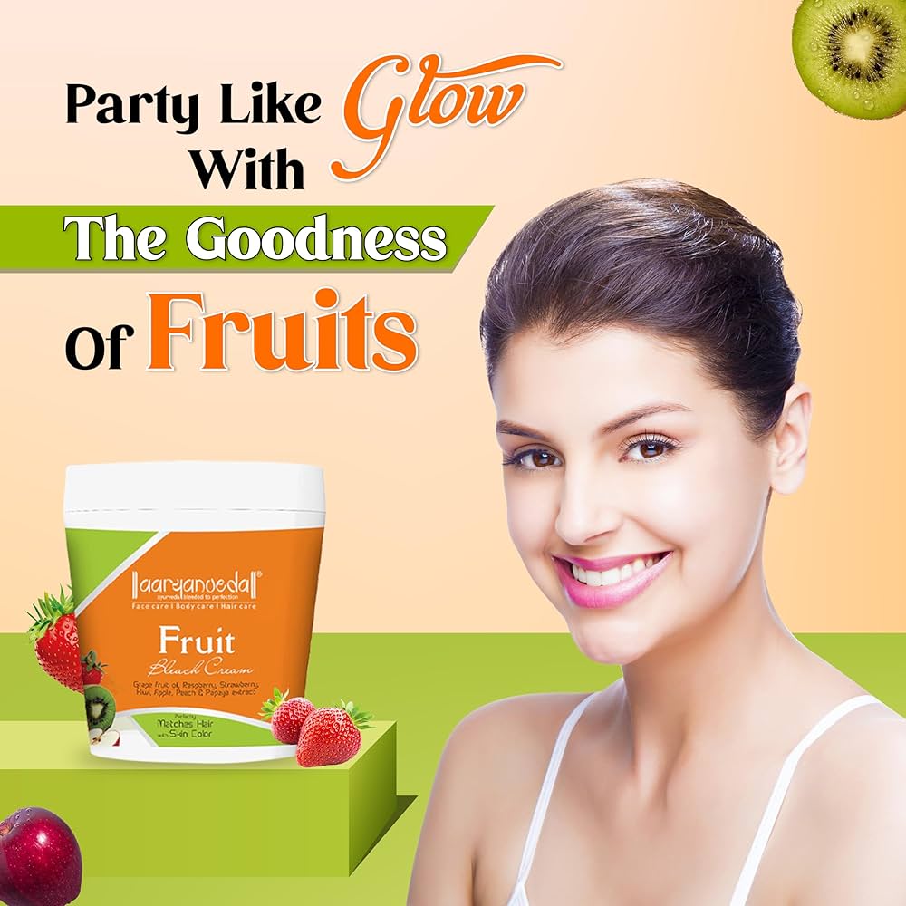 Aryanveda Fruit Bleach Cream - 43g